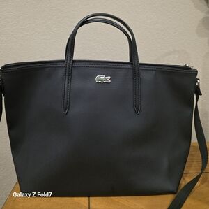 Lacoste Black Tote and Crossbody